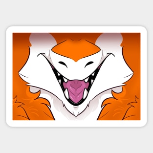 Orange Sergal Sticker